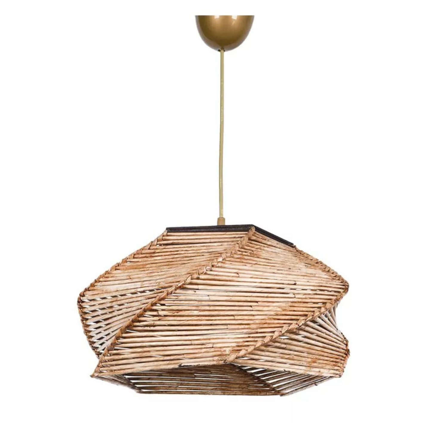 PRELLEIM Piekaramā lampa, diametrs 36 cm, koka abažūrs - N1 Home