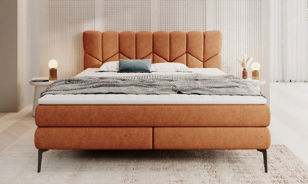 Gulta Baro 140/160/180 x 200 cm kanēlis - N1 Home