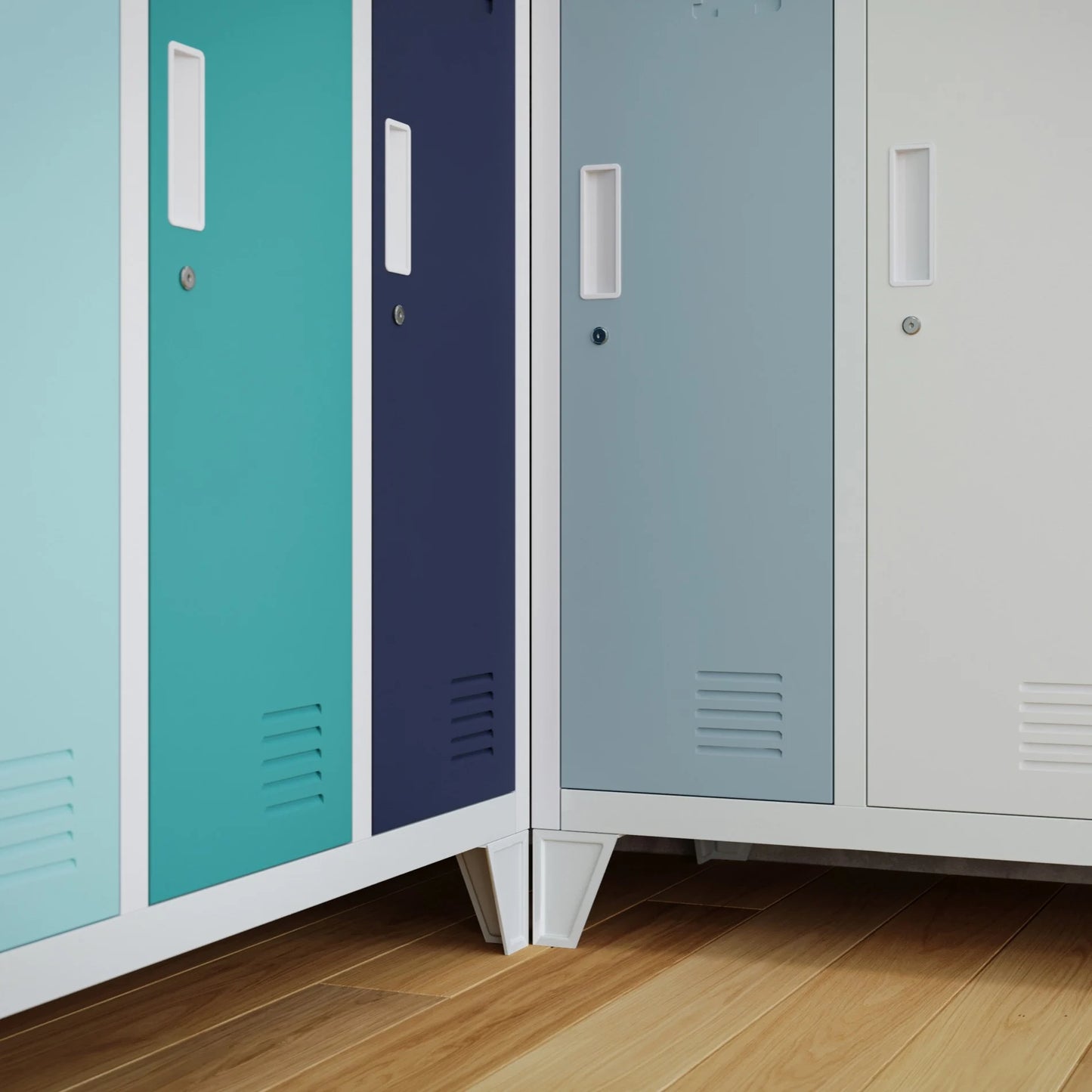 Veselības un drošības kabinets Barts 172/136/45 cm pelēks-daudzkrāsains - N1 Home