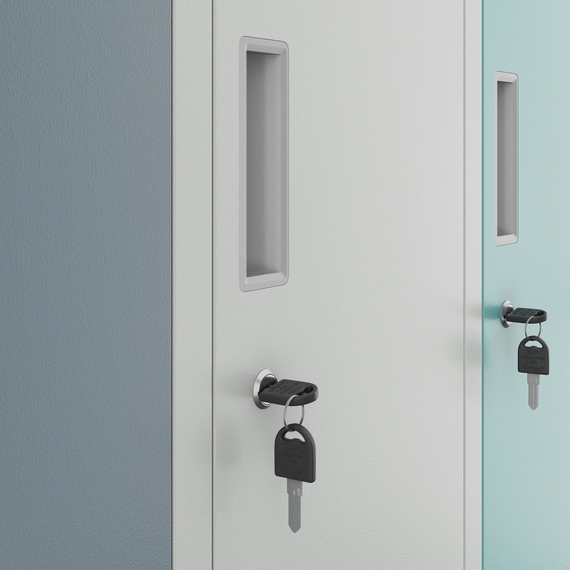 Veselības un drošības kabinets Barts 172/136/45 cm pelēks-daudzkrāsains - N1 Home