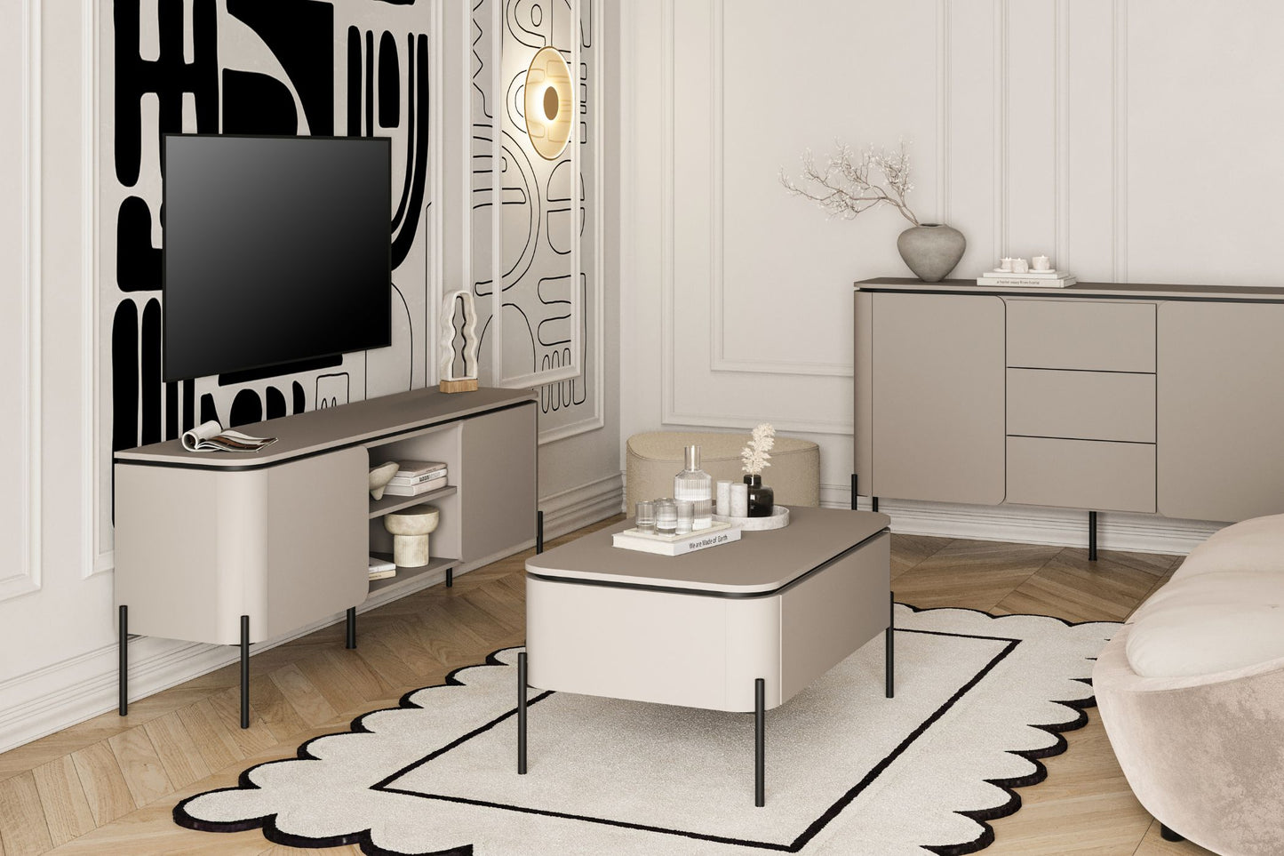 TV skapis Beltas 163/40/65 cm congo