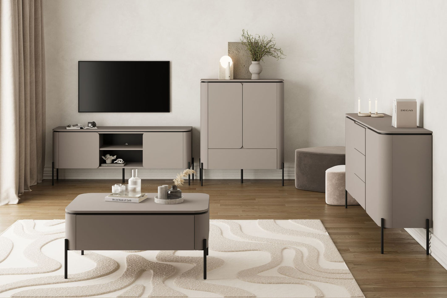 TV skapis Beltas 163/40/65 cm congo