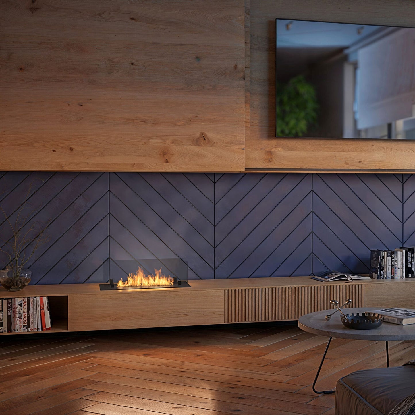 Biokamīns InseSlim 60;80;100;120;150;200/37/85 cm melns - N1 Home