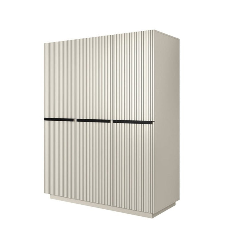 Skapis AUSTIN melns 150/207/62 kašmirs - N1 Home