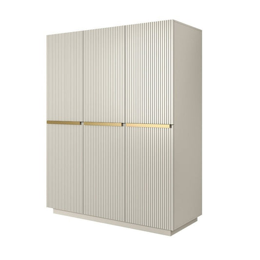 Skapis AUSTIN ar atvilktņas, zelta 150/207/62 kašmirs - N1 Home