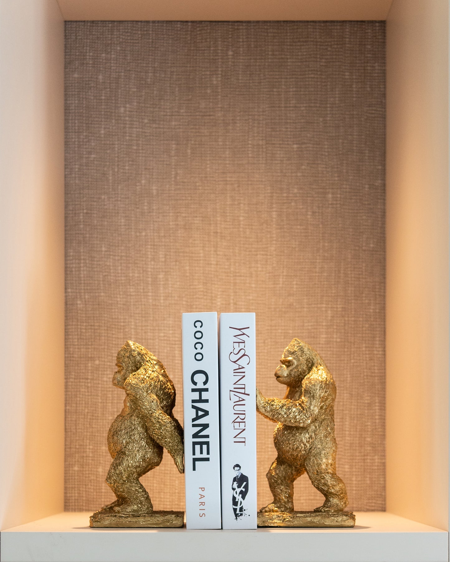 Grāmatu stendi Donky  Richmond Interiors 24/14/12 cm zelts - N1 Home