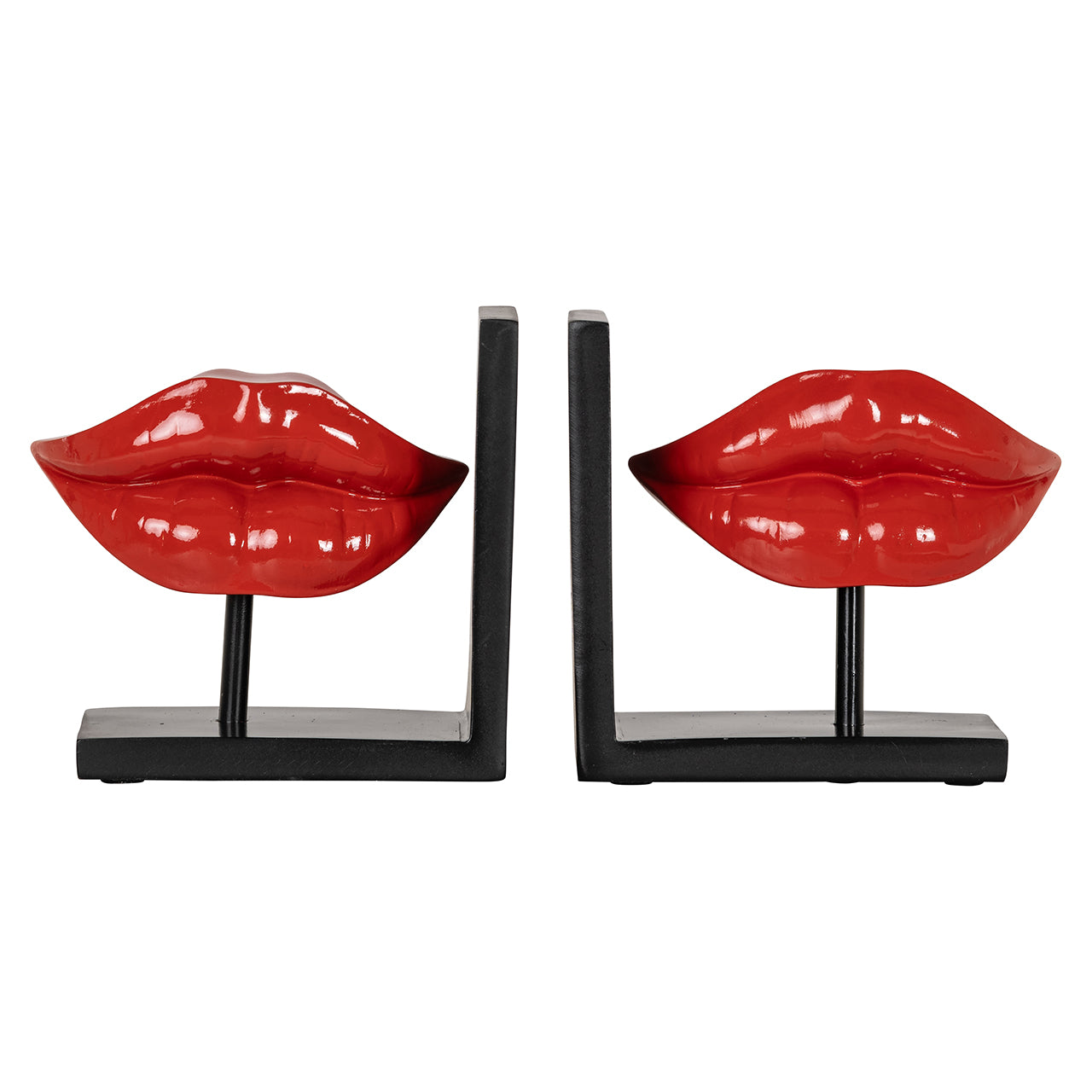 Grāmatu stendi Xia Richmond Interiors 15/30/8 cm melns/sarkans - N1 Home