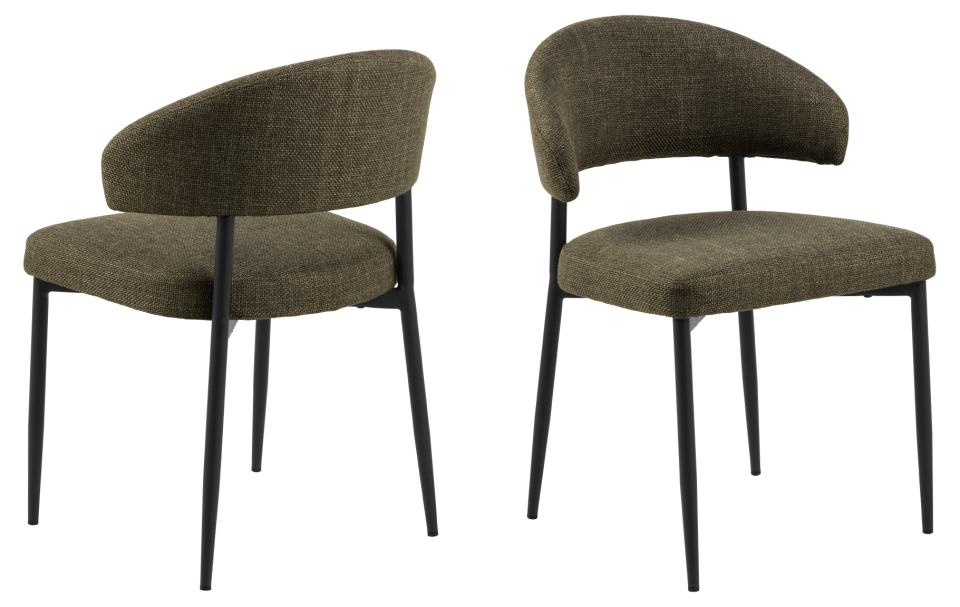 Krēsls Edins 56/55/77 cm zaļš - N1 Home