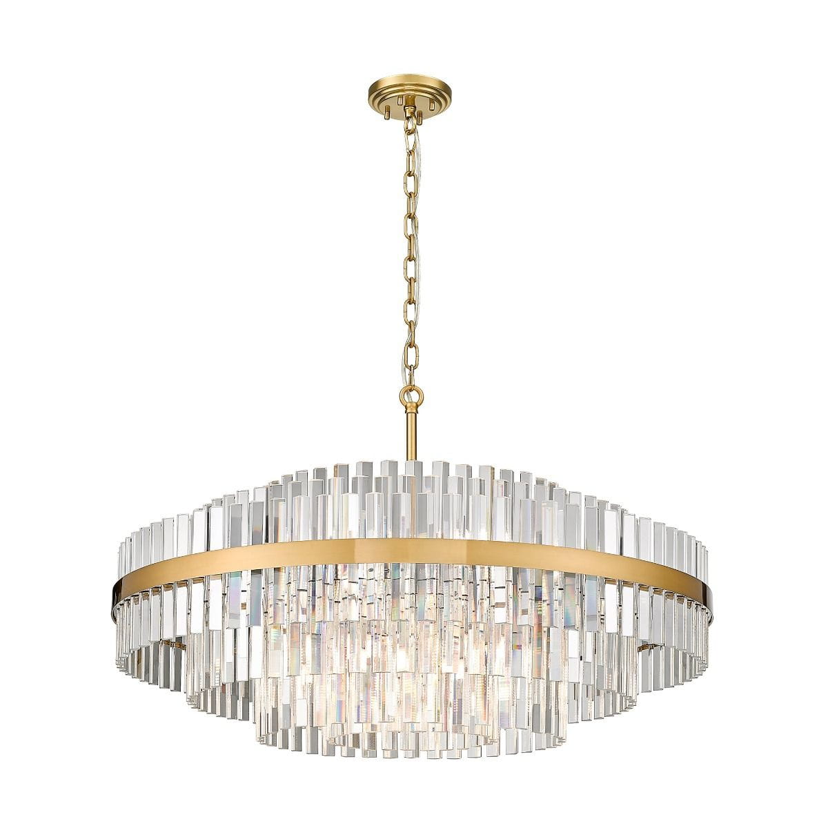 Piekaramā lampa Istanbul P0567-16A-2GAC 176/80/80 cm zelts