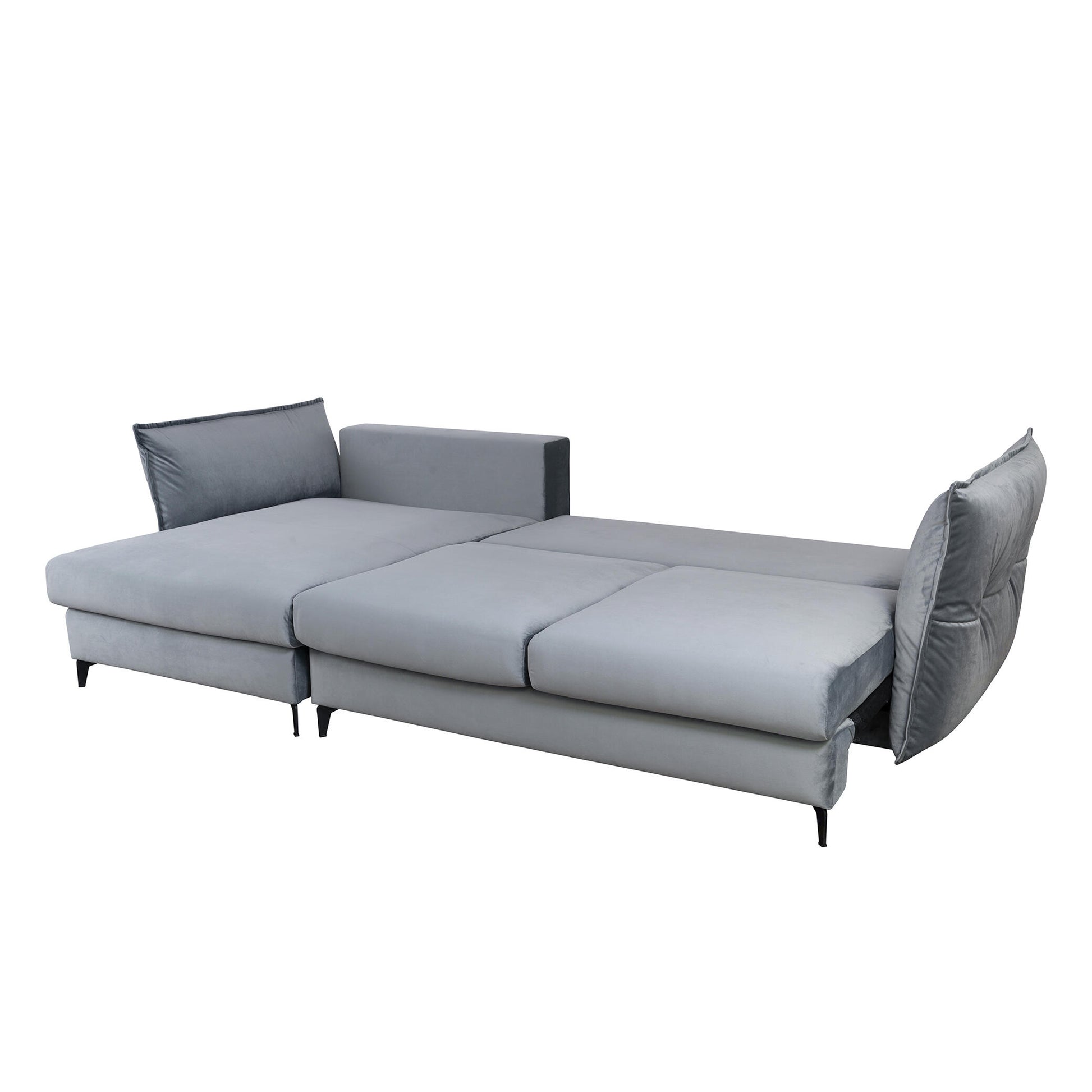 Dīvāns Carmen Corner S2 Befame 318/187/101 cm rozā - N1 Home