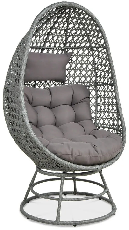 Grozāmais dārza krēsls Holy 82/80/147 cm pelēks - N1 Home