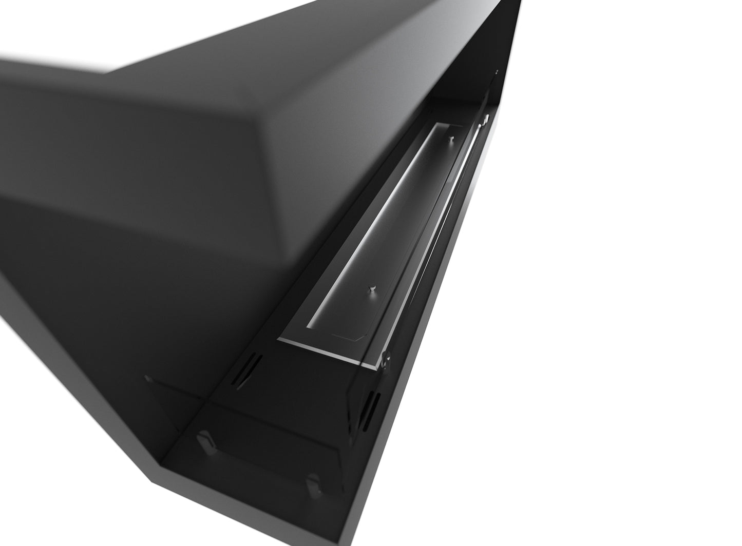 Biokamīns Cornia 120/45/20 cm melns - N1 Home