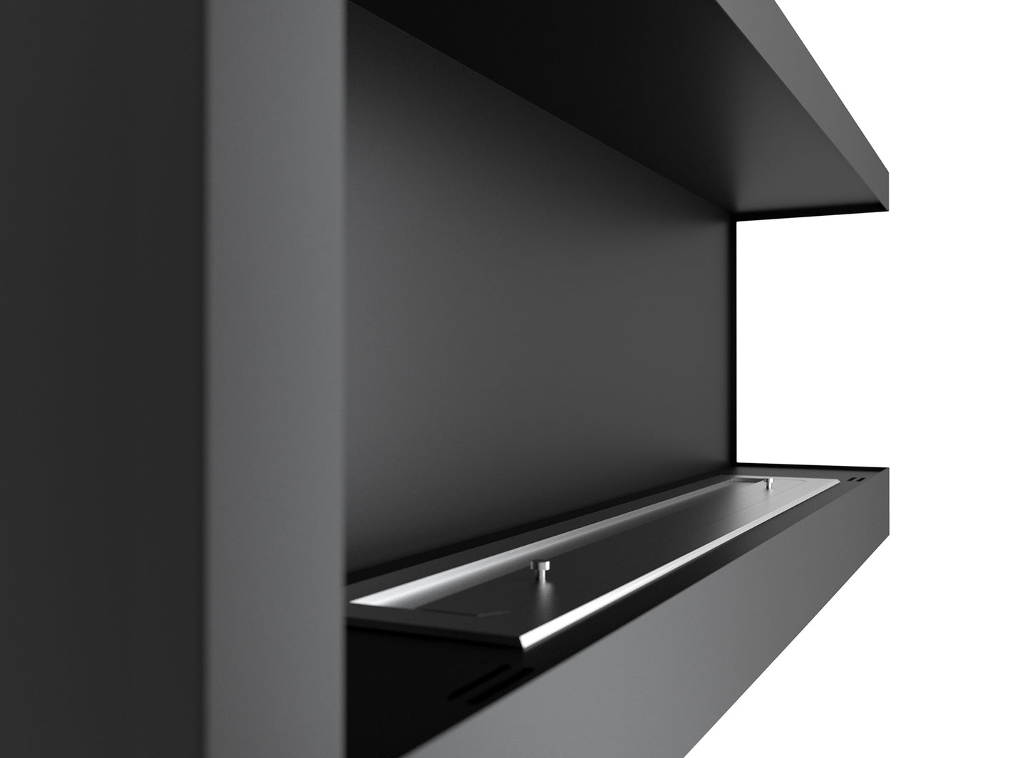 Biokamīns Cornia 120/45/20 cm melns - N1 Home