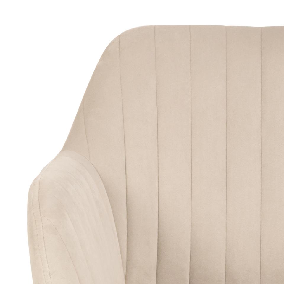 Krēsls Emil 57/61/83 cm smiltis/melns - N1 Home