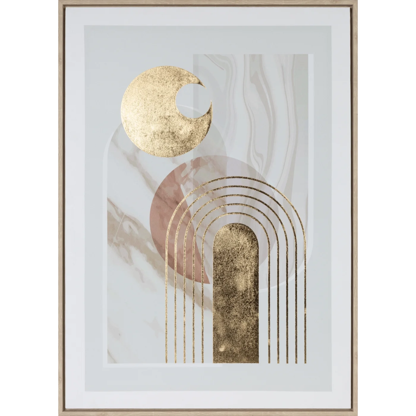 Glezna Zela 50/70 cm zelts/balts - N1 Home