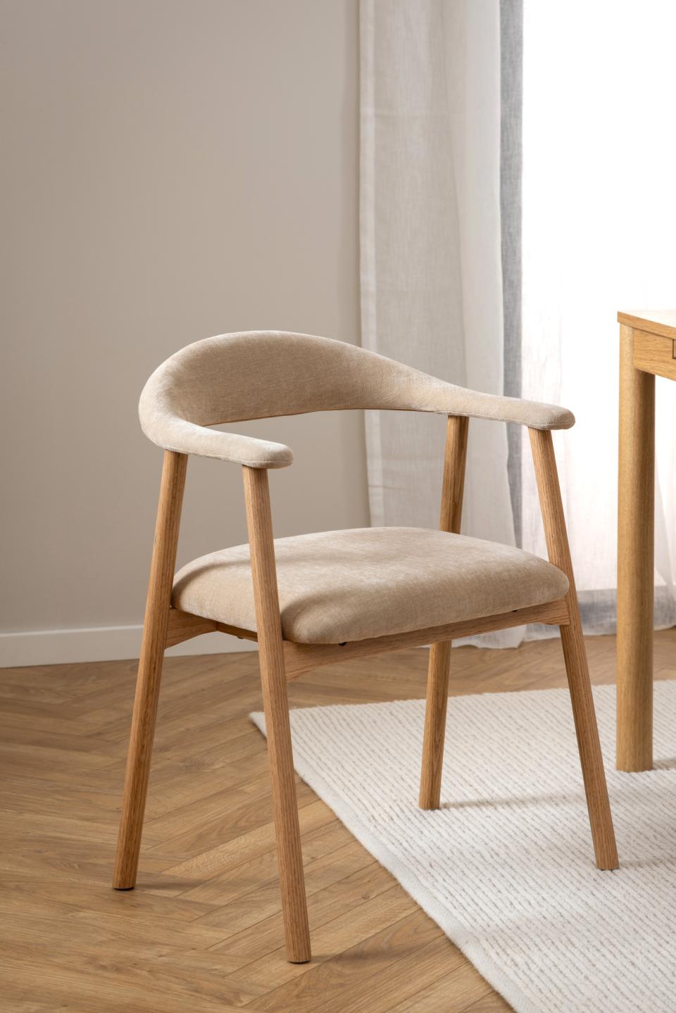 Krēsls Adsi 56/54/75 cm bēšs - N1 Home