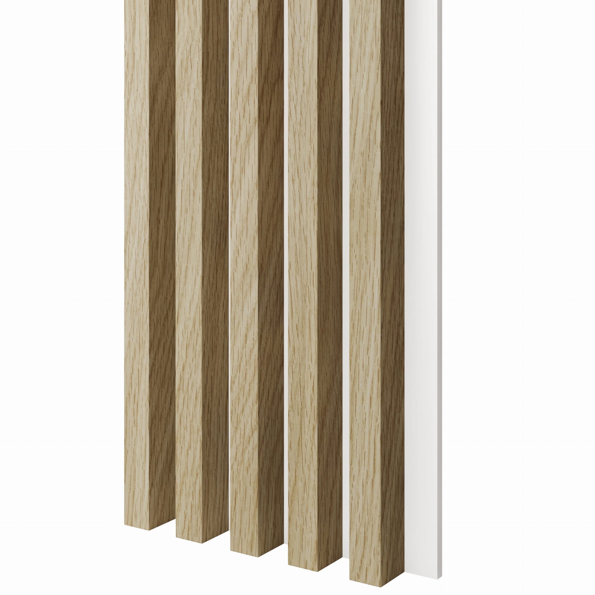 Lameles uz baltas MDF plātnes 300x46x2750 mm eiropas ozols - N1 Home