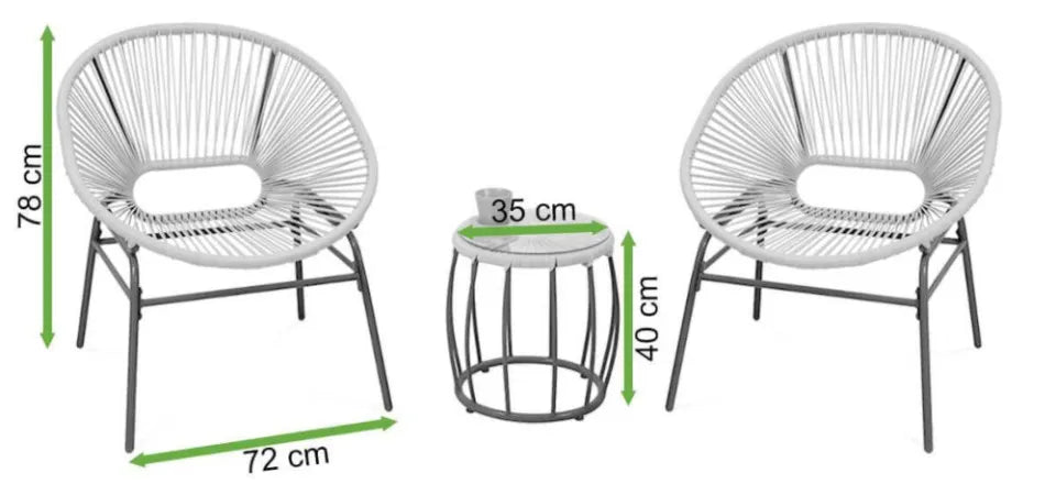 Dārza mēbeles Maja bēšs - N1 Home