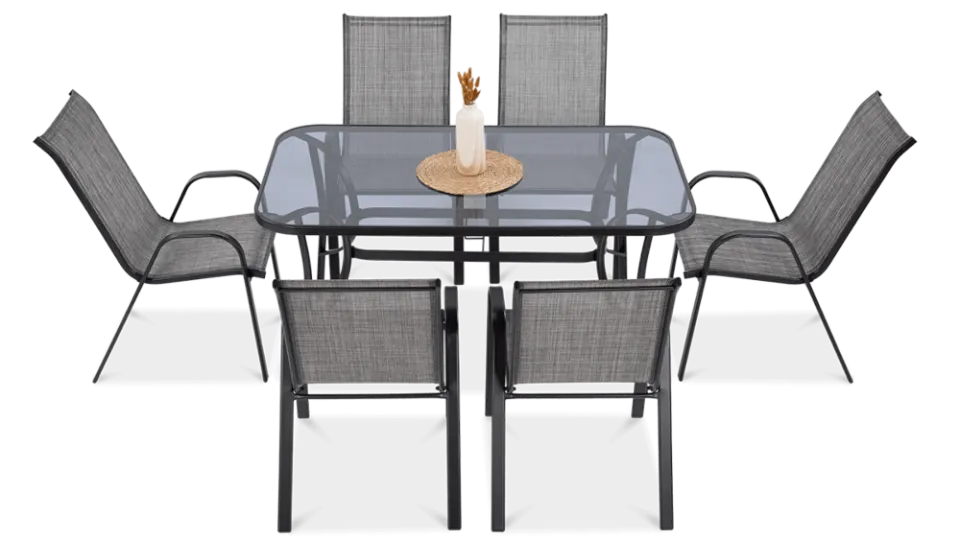 Dārza mēbeles Bologs gaiši pelēks - N1 Home