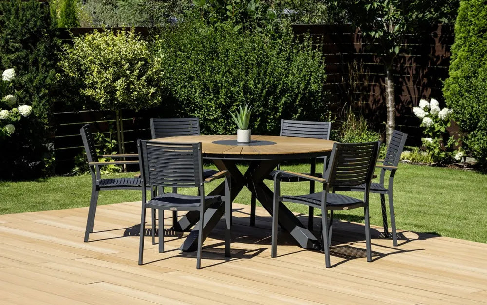 Komlekts Tacos Fi150/6+1 melns grafīts - N1 Home