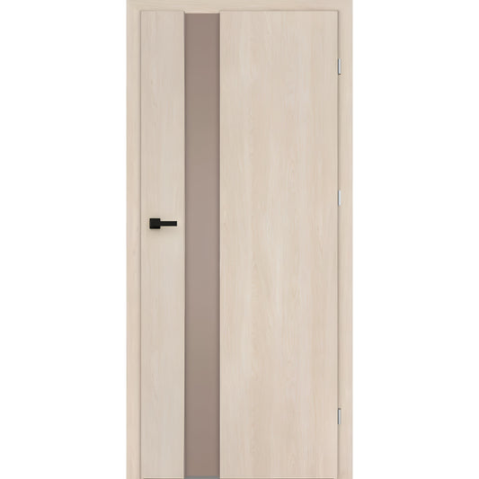 Iekšdurvis DRE Vetro D1 Decormat Brown Oak Grand stikls - N1 Home