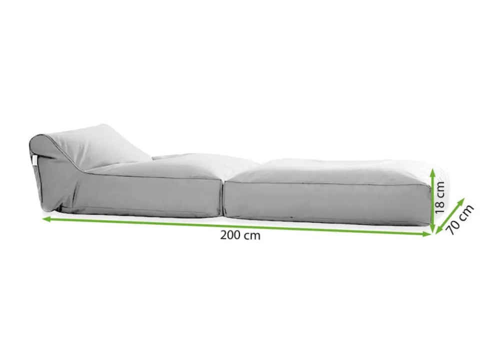 Soma sēdēšanai un gulēšanai Lounge Sea 200/70/18 cm zaļš - N1 Home