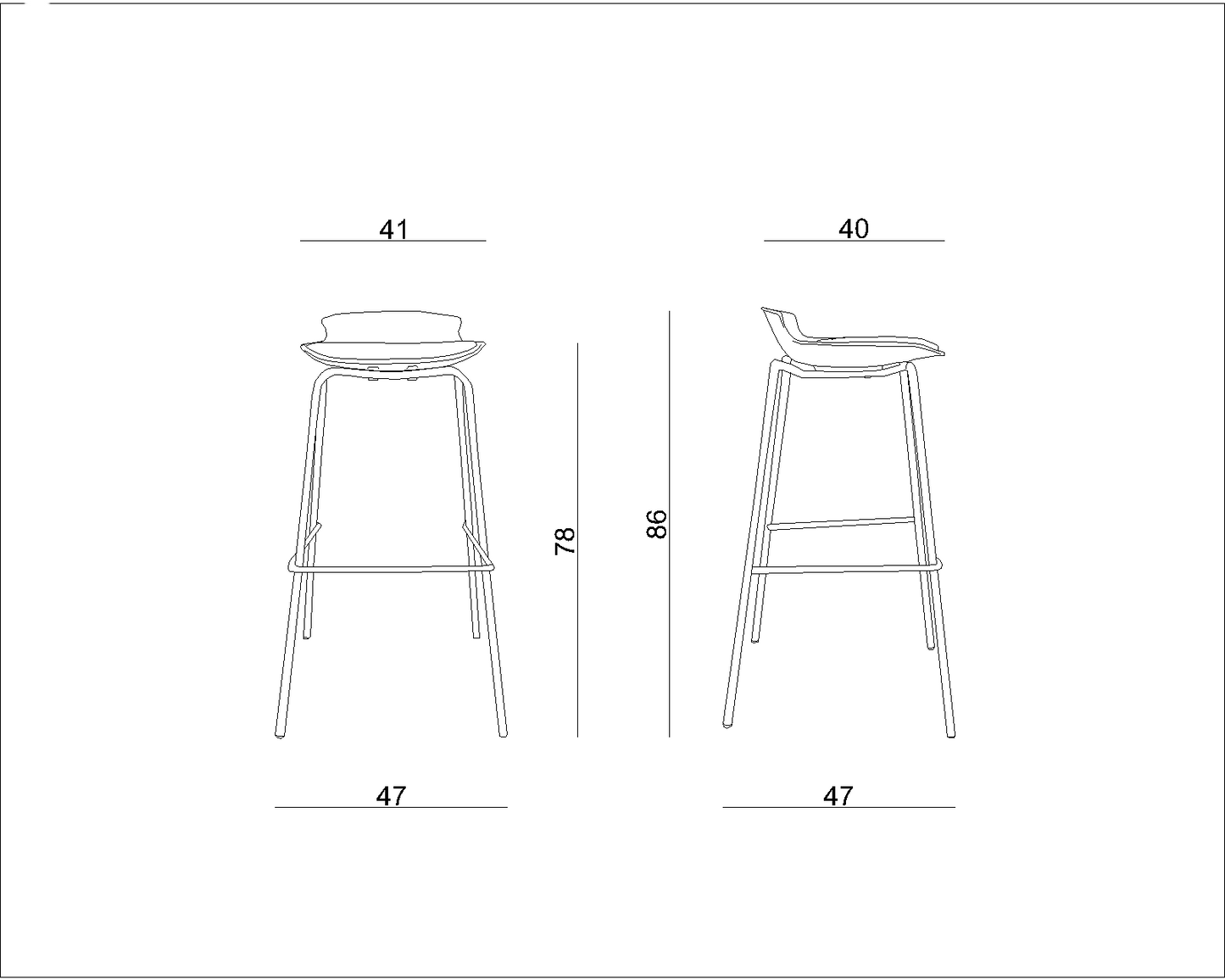 Krēsls Pit eko āda 86/47/48 cm balts/balts - N1 Home