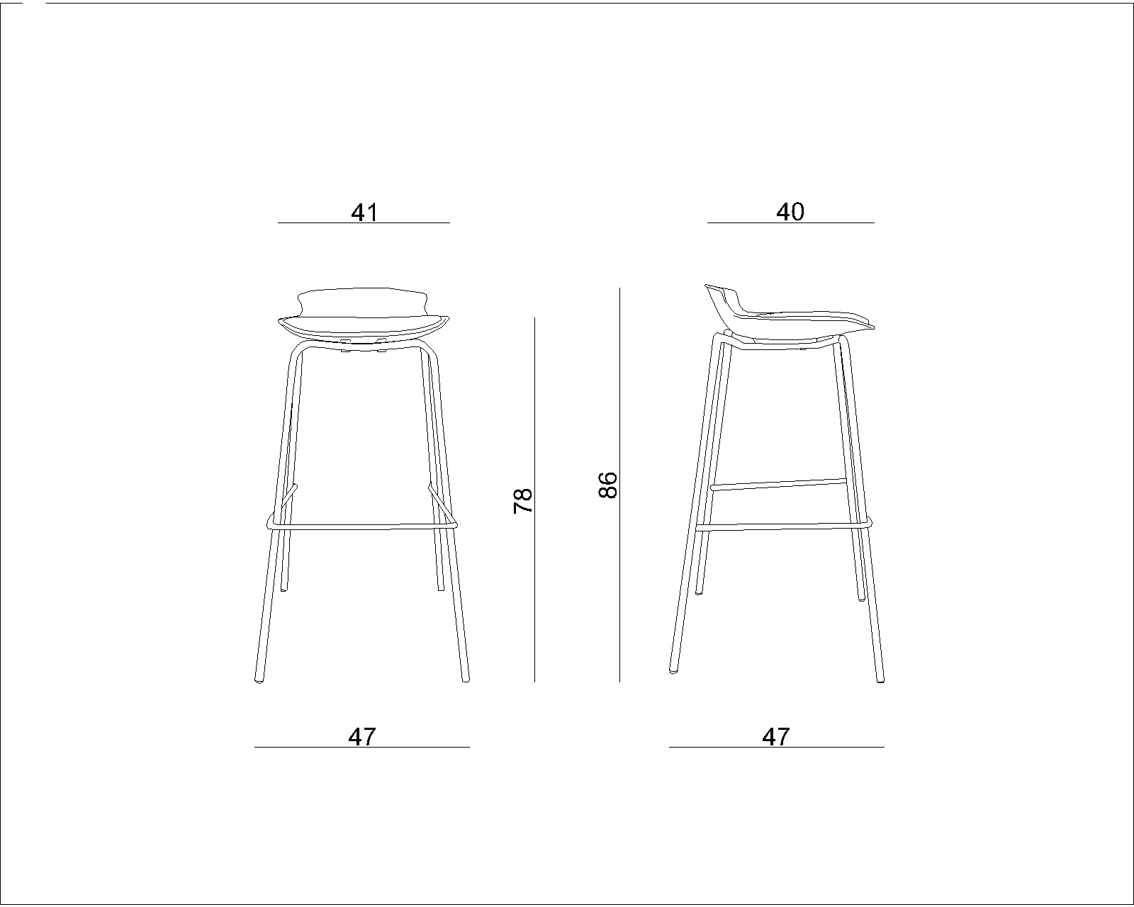 Krēsls Pit eko āda 86/47/48 cm balts/balts - N1 Home