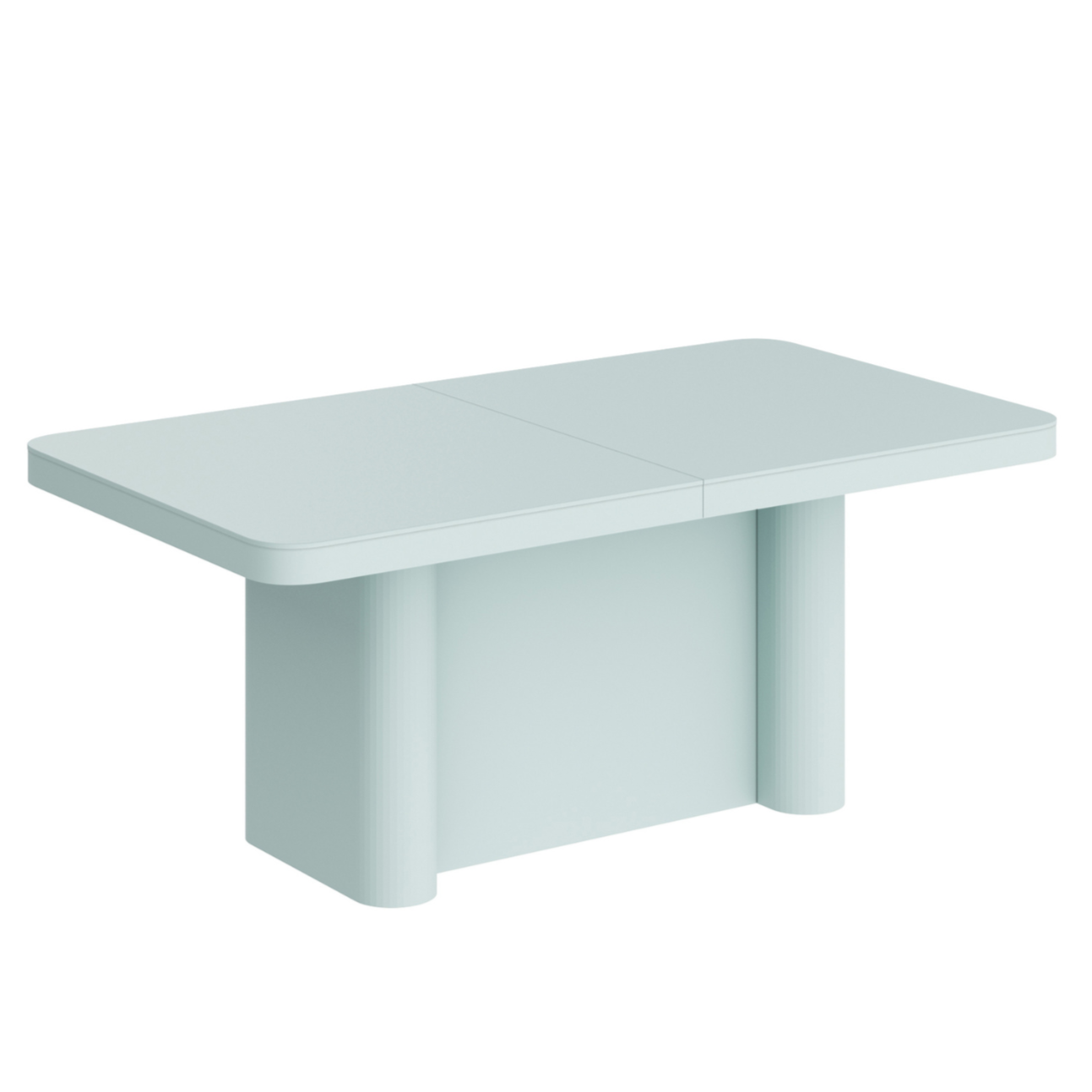 Galds Porto 160-412/100/75 cm piparmētra - N1 Home