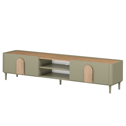 TV skapis Amil 220/48/48 cm Eikalipts / Baltijas kāpu ozols / Dabīgais ozols - N1 Home