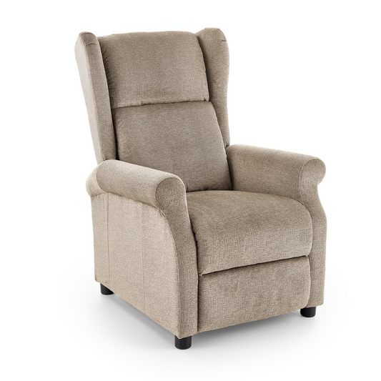 Krēsls Agusta 75/92-160/107-83/45 cm bēšs