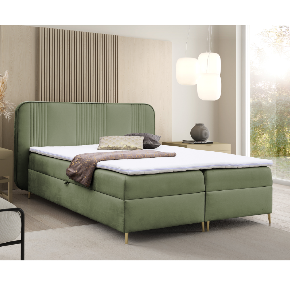 Kontinentālā gulta Clarens 140/160/180x200 cm Magic Velvet 2243 - N1 Home