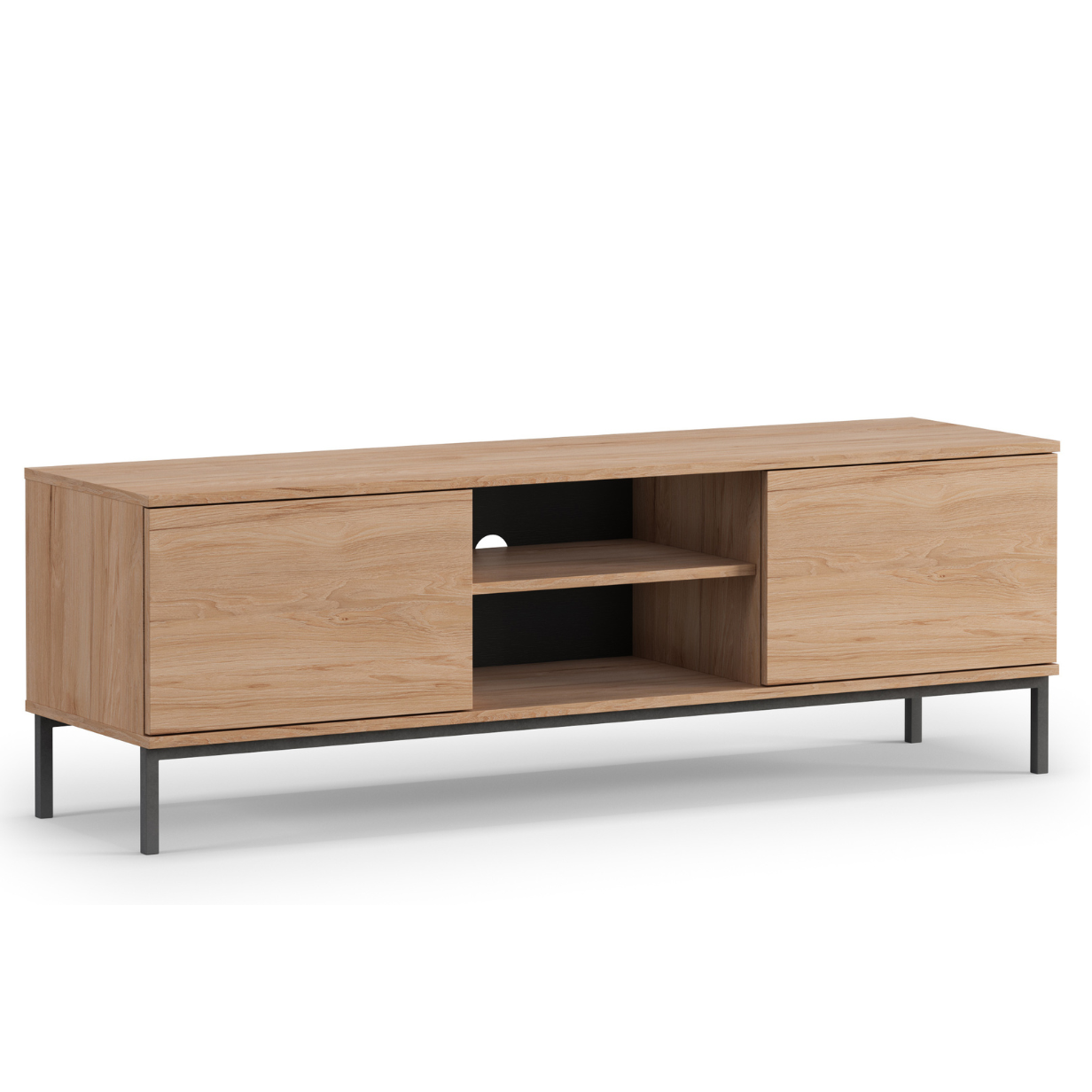 TV skapis Polka 50/150/41 cm hikorijs - N1 Home