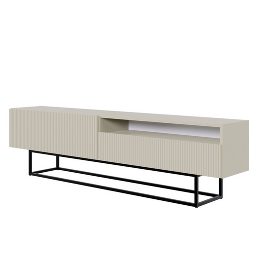 TV skapis Velda A 175/46/31 cm bēšs/melns