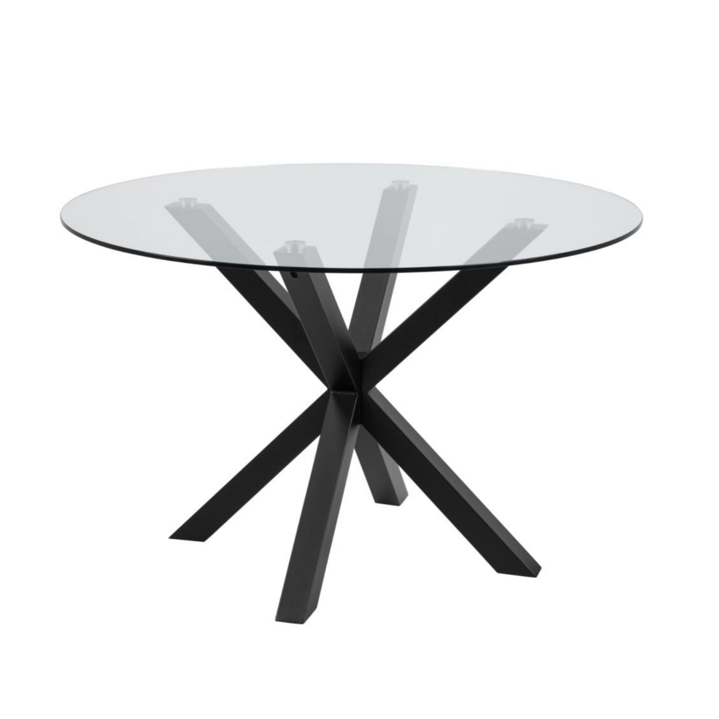 Galds Heva 119x75,5 cm matēts melns raupjš pulverkrāsots tērauds - N1 Home