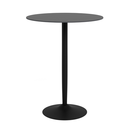 Bāra galds Roši 80/80/105 cm melns - N1 Home