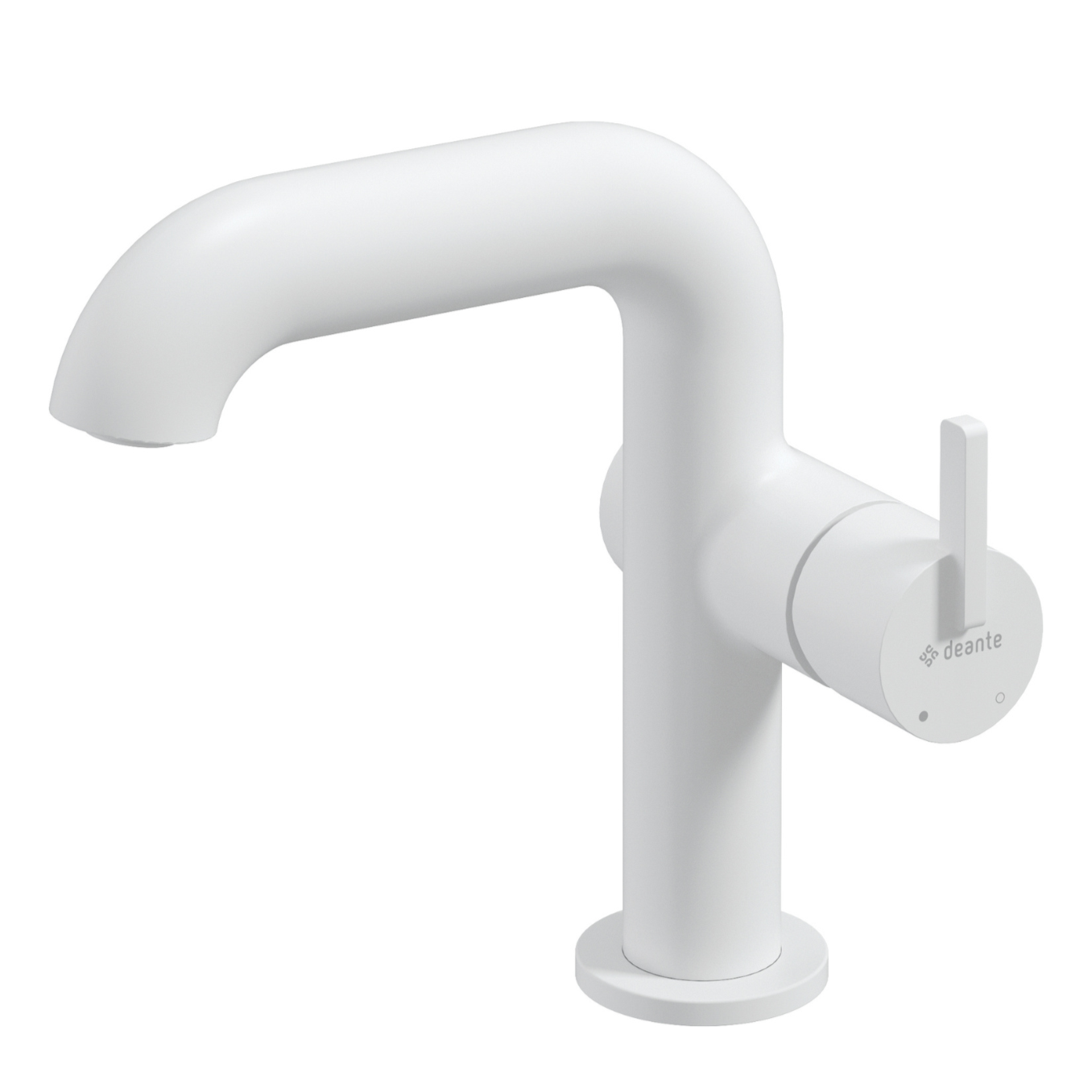 Izlietnes maisītājs ar taisnstūra snīpi Silia 170 mm bianko - N1 Home