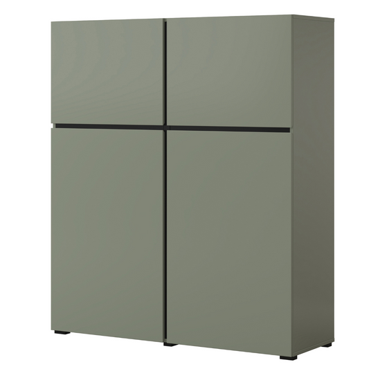 Kumode Kruzat 119/139/40 cm zaļs