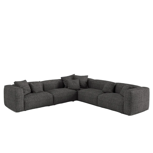 Dīvāns Martina Micadoni 316/75/316 cm Boucle Moan Anthracite