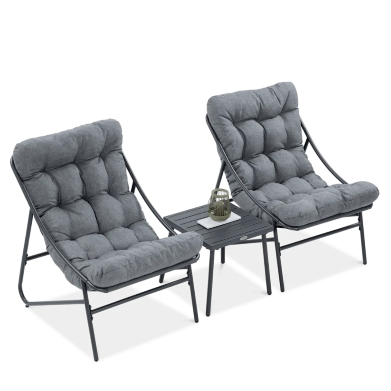 Dārza komplekts Caspi tumši pelēks - N1 Home