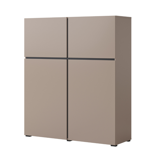 Kumode Kruzat 119/139/40 cm bēšs