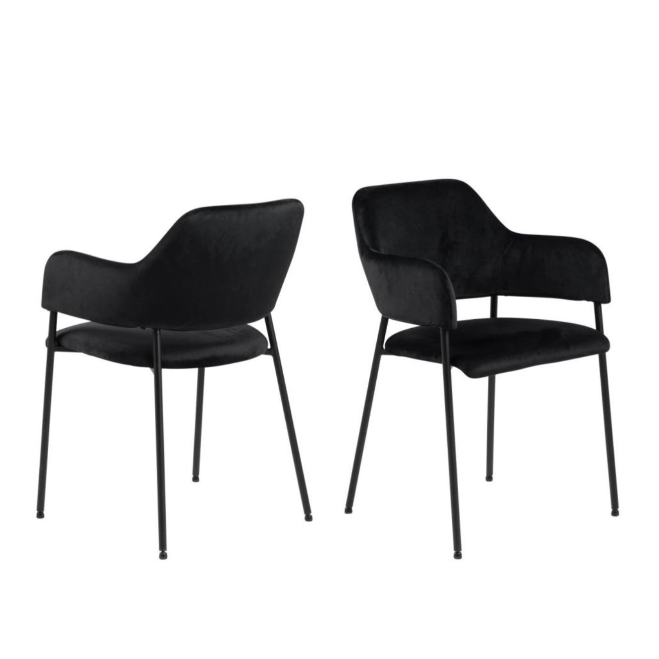 Krēsls Lims 54/55/82 cm melns - N1 Home