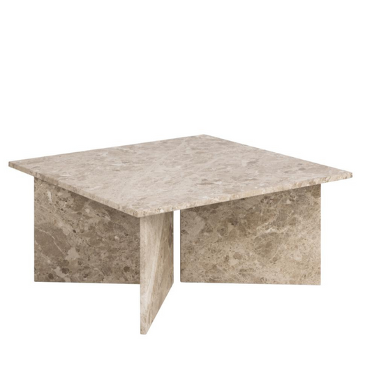 Kafijas galds Vego 90x90x42 cm brūns - N1 Home