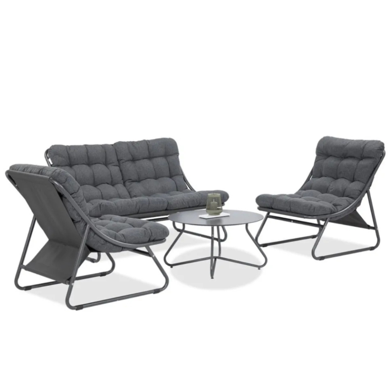 Dārza komplekts Visa tumši pelēks - N1 Home