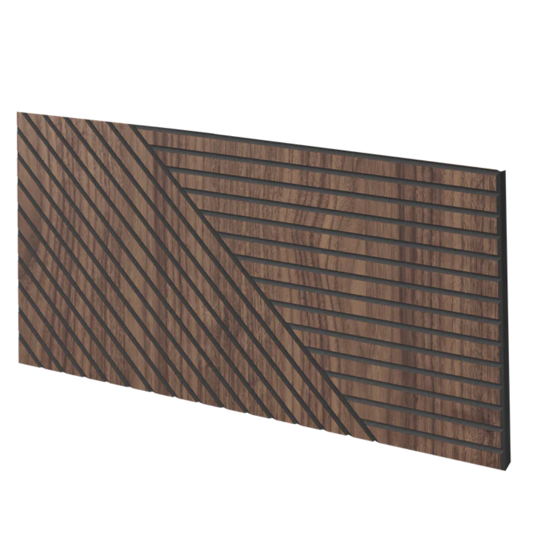 Frēzēti paneļi Segonia 60/30 cm Amerikāņu valrieksts