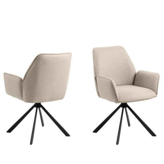 Krēsls Glens 61/63/88 cm bēšs - N1 Home