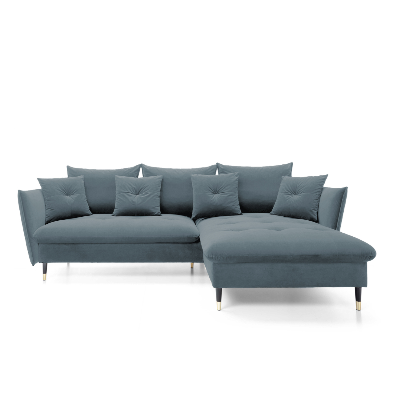 Dīvāns Bazlam 91/258/167 cm Matt Velvet 93 - N1 Home