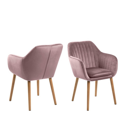 Krēsls Emil  57/61/83 cm putekļainā roze - N1 Home