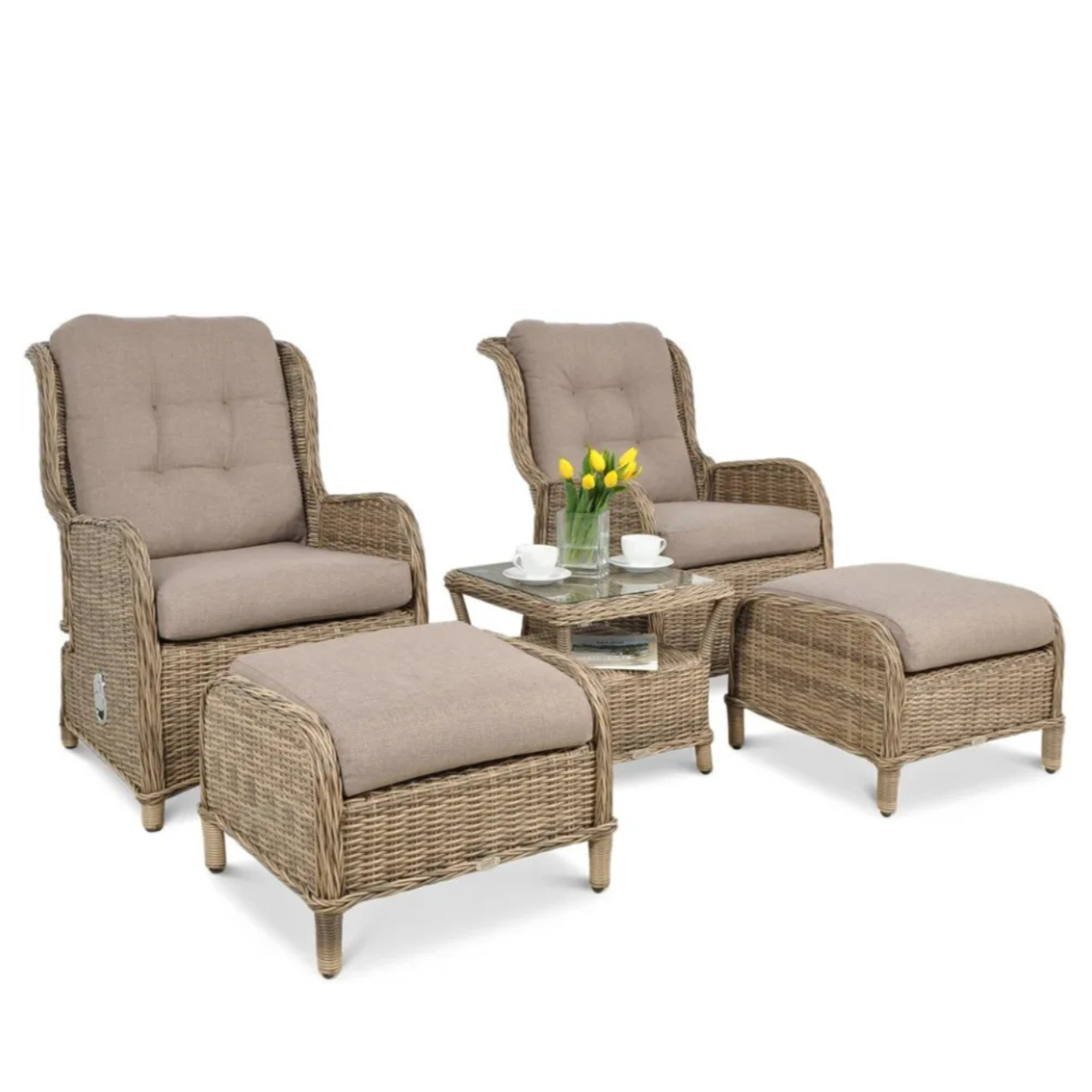 Atpūtas komplekts Sien Duo brūns - N1 Home