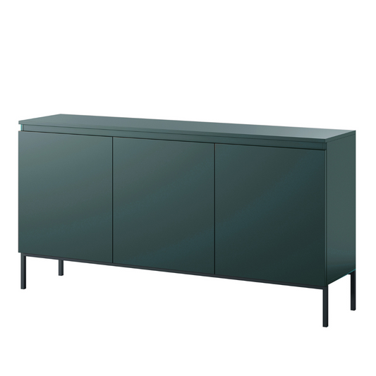 Kumode Bommo 150/77/35 cm tumši zaļs